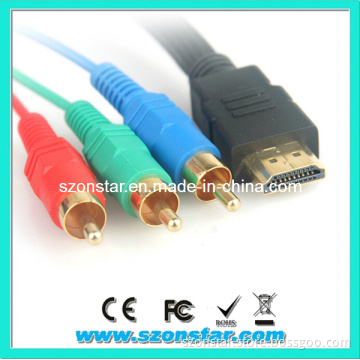 HDMI Male to 3RCA Male Cable